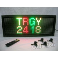 Affordable LED TRGY-2418 Tri Color Programmable Message Sign, 13 x 79